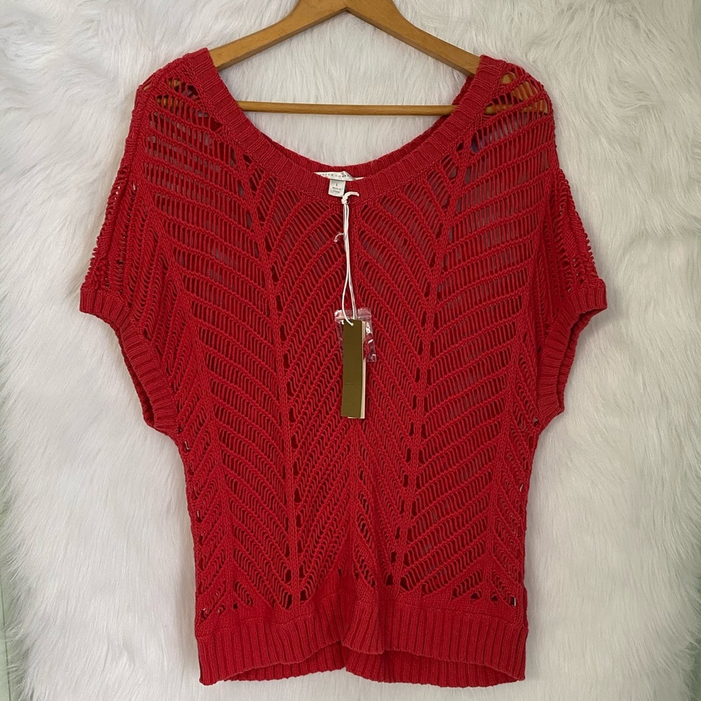 NWT Lauren Conrad LC Crochet Top